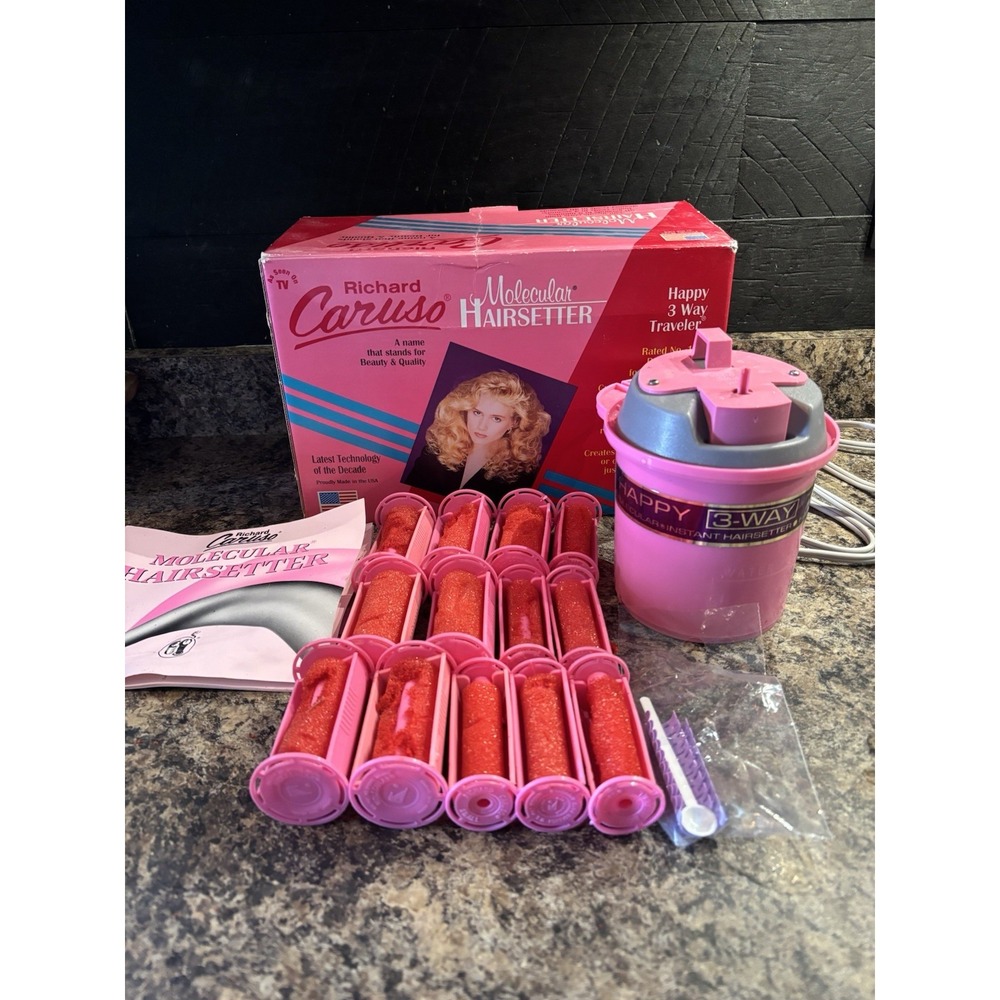 Vintage Richard Caruso Molecular Hairsetter Steam Hair Roller Set